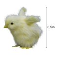 thumbnail image 2 of Mini Easter Chicks Yellow Easter Chenille Chicks Cute Complete Easter Chicks Easter Party Chicks, 2 of 11