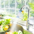thumbnail image 3 of Stainless Steel Kitchen Faucet with Rotatable Water Nozzle, Retractable Design, 360° Swivel Sprinkler, and Uniform Water Outlet for Water Conservation, 3 of 7