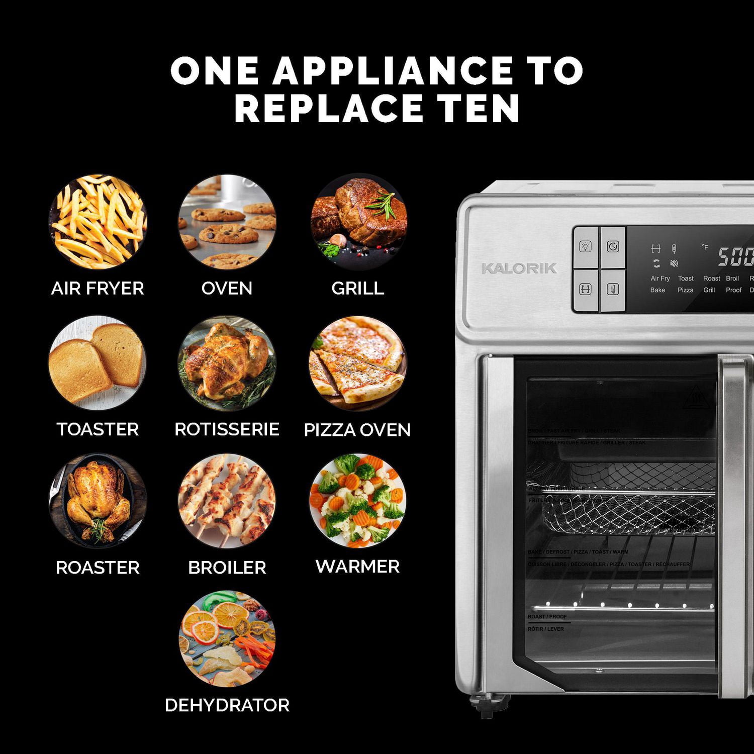 Kalorik MAXX® Advance 26 Quart Digital Air Fryer Oven - AFO 52414 SS