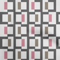 thumbnail image 1 of oneOone Silk Tabby Gray Fabric Geometric Sewing Craft Projects Fabric Prints By Yard 42 Inch Wide, 1 of 4