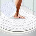 thumbnail image 4 of Tapis de Douche d'Angle Antidérapant, Coussinet, Quadrant, Secteur, Caoutchouc, Antibactérien, 4 of 8
