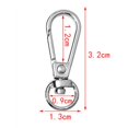 thumbnail image 3 of Rongfmy 8X Metal Lobster Clasps Swivel Clips Snap Lanyard Hook Bag Key, 3 of 9