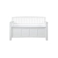 thumbnail image 3 of Banc de Rangement Blanc Flora, 3 of 8