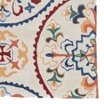 thumbnail image 3 of Linon Tapis Tripoli Rondels en Polyester Tufté à la Main 5'x7' en Ivoire, 3 of 4