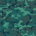 thumbnail image 1 of Ahgly Company Tapis d'Intérieur Lavable en Machine Carré Transitionnel Vert Cyan Foncé, 8 Pieds Carré, 1 of 7