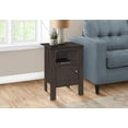 thumbnail image 1 of Monarch Specialties Accent Table, Side, End, Nightstand, Lamp, Storage, Living Room, Bedroom, Brown Laminate, Transitional, 1 of 4