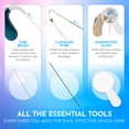 thumbnail image 4 of MEDca Hearing Aid Cleaning Kit, 20-Piece Maintenance Tool Set with Magnifying Glass and Carrying Case, 4 of 9