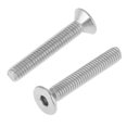 thumbnail image 3 of 180pcs Flat Head Screws M4 304 Stainless Steel Flat Head  Screws Nuts Assortment Kit With Box, Nut, 3 of 8