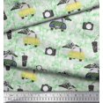 thumbnail image 2 of Soimoi polyester Crepe Fabric Specs,Camera & Car Transport Print Fabric by the Yard 52 Inch Wide, 2 of 3