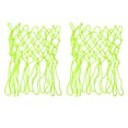 thumbnail image 1 of EeaseCA 2 PCS Night Glowing Luminous Basketball Net Nylon Braided Standard Professional Basketball Net Heavy Duty Thick Net Basketball Net (Green), 1 of 7
