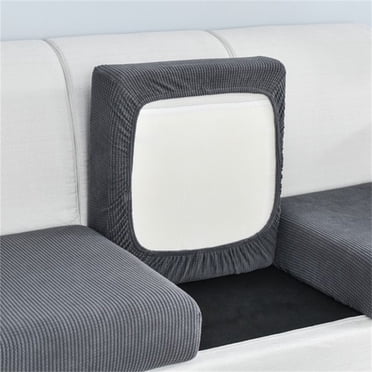 Agiferg Waterproof Cushion Sofa Seat Cover Tightly Wrapped Protection Plush Fiber Living Room