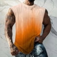 thumbnail image 2 of TopLLC Débardeurs pour Hommes T-Shirts Sans Manches Décontractés Mode Imprimée Pull Col Rond Vêtements d'Été, 2 of 5
