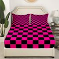 thumbnail image 3 of Erosebridal Plaid Buffalo Bed Sheets Set Queen Size, Checkered Bed Sheets Queen, Rectangle Room Decor 4-Piece, 3 of 7