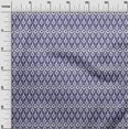 thumbnail image 2 of oneOone Viscose Jersey Fabric Ogee Ikat Printed Craft Fabric BTY 60 Inch Wide, 2 of 5