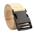 thumbnail image 3 of serony Outdoor Breathable Men Waist Belt Quick Release Buckle Beige, 3 of 8