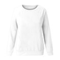 thumbnail image 4 of Hauts à Manches Longues pour Femmes Mode Femmes Décontracté Manches Longues Col Rond Uni Chandail pour Dames Hauts Blouse Blouses à Manches Longues pour Femmes Hauts à Manches Longues Hauts pour Femmes Manches Longues, 4 of 4