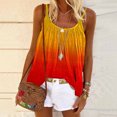 thumbnail image 5 of Hauts Aguichant pour Femmes Été Mode Femmes Été Col Rond Sans Manches Imprimé Décontracté Camisole Blouse T-Shirts pour Femmes Mode Femmes Blouses et Hauts Mode Hauts et Blouses d'Été pour Femmes, 5 of 5