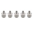 thumbnail image 1 of Unique Bargains 3pcs M14 x 1 Nickel Plated 45 Degree Angle Grease Nipple Fitting for Car, 1 of 3