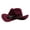 Rose Chaud, variante sur Chapeau de Cowboy pour Hommes, Chapeau pour Hommes Chapeau Tissé Classique de Cattleman pour Femmes Casquettes de Baseball de Cowboy d'Hiver pour l'Extérieur, Accessoires de Mode Automne Hiver