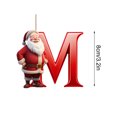 thumbnail image 3 of Vaidha 26 Letters Christmas Tree Decoration Pendant Christmas Tree Ornaments Personalized DIY Christmas Ornaments Christmas Decoration Xmas Tree Hanging Decor Feature, 3 of 5