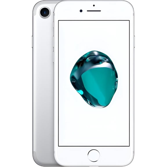 Refurbished Apple iPhone 7 - 32GB – Silver – 12MP Rear & 7MP Front Camera - Fully Unlocked Smartphone - Excellent Condition