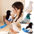 thumbnail image 2 of SharkTRUE Realistic Pigeon Plush Toys High Quality Soft Gifts Collection Model Animals Stuffed, 2 of 8