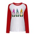 thumbnail image 4 of Daisyyozoid Nouveautés Hauts pour Femmes Joyeuses Pâques Mode Décontractée Manches Longues Chandails Imprimés pour Dames Hauts, 4 of 5