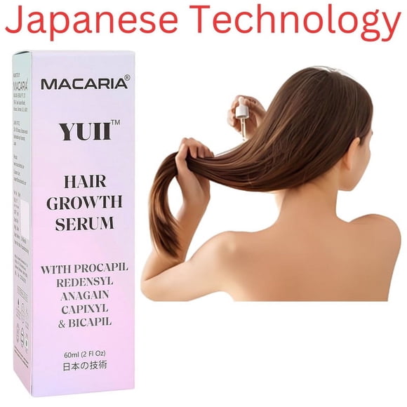 YUII Procapil & Redensyl Black Hair Growth Serum for hair Growth | anti frizz hair serum | hair serum men | hair serum for hair growth | for frizzy hair | hair oil serum for hair growth