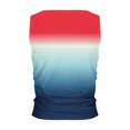 thumbnail image 3 of Plebaso 2025 Débardeurs Froncés pour Femmes Ajustés Col Ras du Cou Sans Manches Chemises Mode Imprimées Blouses de Sortie, 3 of 4