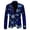 F-Blue, variant on 2025 Men's Blazers & Suit Jackets Men Christmas Snowflake Santa Men's Suit Jacket Printed Pocket Lapel Button Slim Fit Suit Men