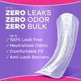 thumbnail image 4 of Always Discreet Adult Incontinence Pads for Women, Extra Heavy Absorbency, Long Length, Postpartum Pads, 4 of 20