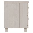 thumbnail image 2 of vidaXL Table de Chevet HAMAR Blanc 40x35x44.5 cm Pin Massif, 2 of 4