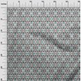 thumbnail image 3 of oneOone Rayon Turquoise Blue Fabric Asian Ikat Sewing Material Print Fabric By The Yard 56 Inch Wide, 3 of 4