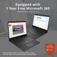 thumbnail image 3 of HP Premium Stream Portable 14 Pouces HD BrightView, Intel Celeron N4120, 8 Go RAM, 64 Go Stockage eMMC, UHD Graphics, Caméra Web HD, 1 An Office 365, Bluetooth, WiFi, HDMI, Win 11s, Noir, Carte USB Hotface 32 Go, 3 of 9