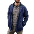 thumbnail image 2 of Manteau à Imprimé Géométrique Style Ethnique Automne Mode pour Hommes, 2 of 3