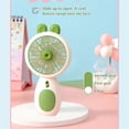 thumbnail image 2 of Dvkptbk Portable Fan Summer Refreshing Handheld Fan with Led Portable USB Charging Light Mini Fan, 2 of 5