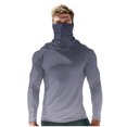 thumbnail image 2 of Handshe Summer Print Lightweight Skin Jacket, Breathable Sun Protection UPF 50+ UV Resistant with Face Cover Sleeves, Hiking Outdoor Sports Rash Guard Hooded Shirt,Plus Size, 2 of 5