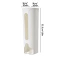 thumbnail image 2 of Leutsin Plastic Bag Holder for Wall,Garbage Bag Storage Box,Plastic Bag Holder and Garbage Bag Dispenser,Simple Wall Mount Plastic Bag Holder for Keep Them Handy for Reuse, 2 of 3