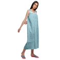 thumbnail image 2 of Moomaya Womens Lace Border Sleepwear For Ladies Button Placket Nightdress, 2 of 5