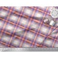 thumbnail image 3 of Soimoi Poly Georgette Fabric Gingham Check Print Sewing Fabric Yard 42 Inch Wide, 3 of 3