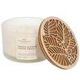 thumbnail image 4 of Botanical Light 16.4OZ Fresh Cotton Soy Wax Blended Scented Candle,3 cotton wick, 4 of 5