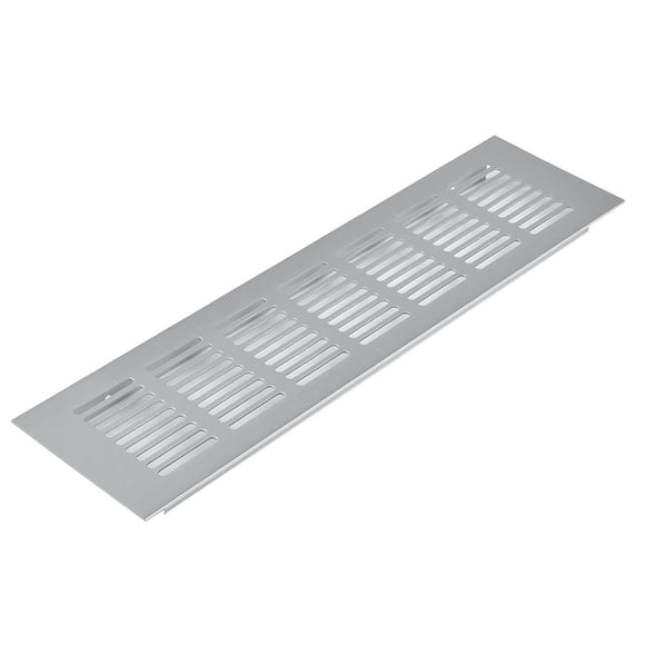 Grille de Ventilation à Lames Argentée 80*200/80*300/80*350 pour Évent d'Air