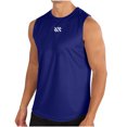 thumbnail image 2 of Styesk Tank Tops Men Fashionable Men's Round-neck Solid Color Mesh Drying Sleeveless Top, 2 of 6