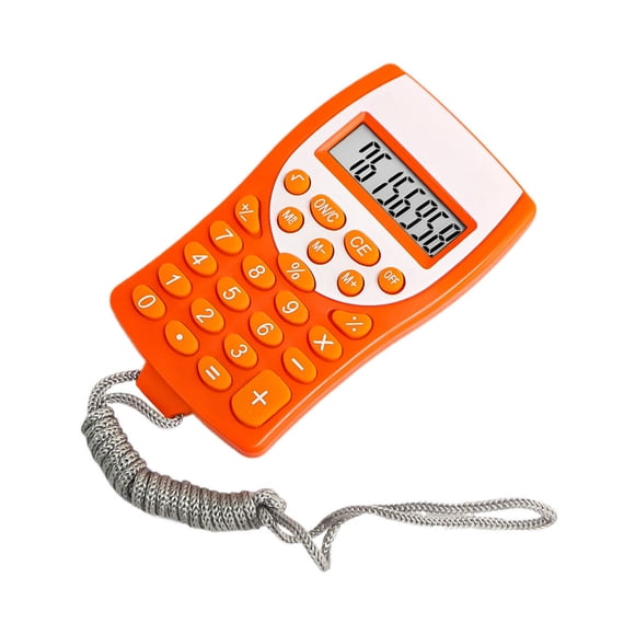 Lksixu Colorful Handheld Calculator With LanyardPortable a calculators Electronics for Home Office School