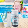 thumbnail image 2 of Hearth & Gear 7 In 1 Swimming Pool Test Paper PH Test Paper Water Quality Test Paper PH Water Quality Test Strip Swim Training Set Swim Snorkel for Lap Swimming Float for Pool for Kids Hand Boards for, 2 of 7