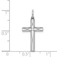 thumbnail image 2 of Pendentif Croix en Argent Sterling 925 Conçu au Laser, 2 of 2