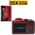 thumbnail image 3 of Kodak PIXPRO AZ255  Digital Camera (RED) 16MP 25X Optical Zoom 24mm Wide Angle Lens Vlogging Camera Plus a Free Vidpro USB 2.0 Card Reader, 3 of 10