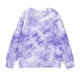 thumbnail image 5 of Yuyuzo Chandails en Molleton pour Filles Tout-Petits Col Rond Manches Longues Décontracté Confortable Bloc de Couleur Pull d'Automne pour Bébé Fille, 5 of 5