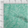 thumbnail image 2 of oneOone Rayonne Tissu Vert Feuilles Matière de Robe Tissu Imprimé Tissu au Mètre 56 Pouces de Large, 2 of 5