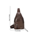 thumbnail image 3 of Kyusrd Summer All Sale!Strap Bag Backpack With USB Hole With Headphone Hole Strap Backpack Hiking Backpack Multipurpose Chest Bag, 3 of 7